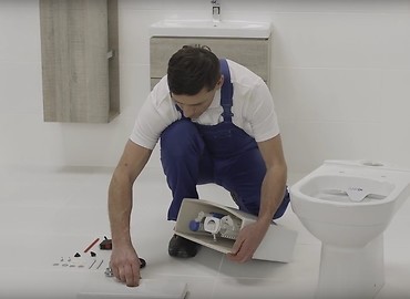 How to install a wc compact set?