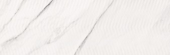 CARRARA CHIC WHITE CHEVRON STRUCTURE GLOSSY 29 x 89
