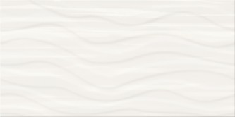 PS803 white satin wave structure 29,8 x 59,8