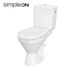 CERSANIA II WC compact 698 SimpleOn 010 with duroplast toilet seat