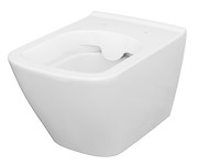 CITY Square Wall Hung Bowl Cleanon With Hidden Fixation Without Toilet Seat