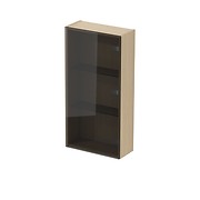 INVERTO by Cersanit wall hung glass cabinet 40