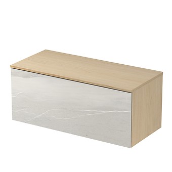 INVERTO by Cersanit Lake Stone countertop cabinet 100