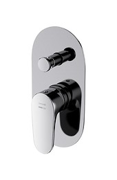 INVERTO by Cersanit concealed bath-shower faucet chrome with box, 2 DESIGN IN 1 ...
