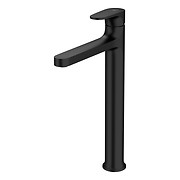 INVERTO by Cersanit deck-mounted high washbasin black, 2 DESIGN IN 1 handles: ...