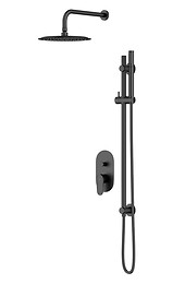 SET B261 INVERTO by Cersanit concealed set with bath-shower faucet black, 2 ...