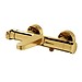 INVERTO by Cersanit wall mounted bath-shower faucet gold, 2 DESIGN IN 1 handles: gold