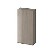 VIRGO 40 wall hung cabinet grey with chrome handle