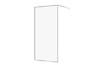 Shower Enclosure Walk-In LARGA Chrome 100x200 Transparent Glass