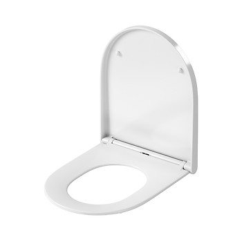 Toilet Seat LARGA Oval Slim Dur Antib Sc Eo One Button Box