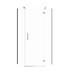Pentagonal Shower Enclosure JOTA 90X90X195 Right, Chrome, Transparent Glass