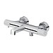 ZEN by Cersanit wall mounted thermostatic bath-shower faucet chrome