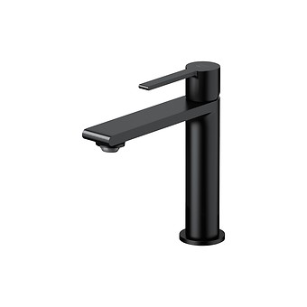 VIRGO deck-mounted washbasin faucet black