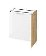 CITY by Cersanit 65 cabinet for washing machine with door oak DSM