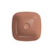 LARGA by Cersanit 38×38 countertop washbasin square brick red matt