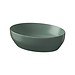 LARGA by Cersanit 50×38 countertop washbasin ellipse green matt
