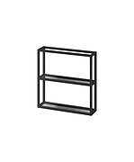 WALL HUNG CABINET ZEN by Cersanit 60 BLACK