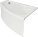 SICILIA 150x100 bathtub asymmetric right
