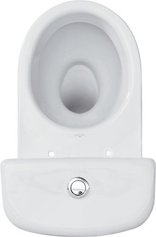 MERIDA 010 WC compact set with polypropylene, antibacterial toilet seat